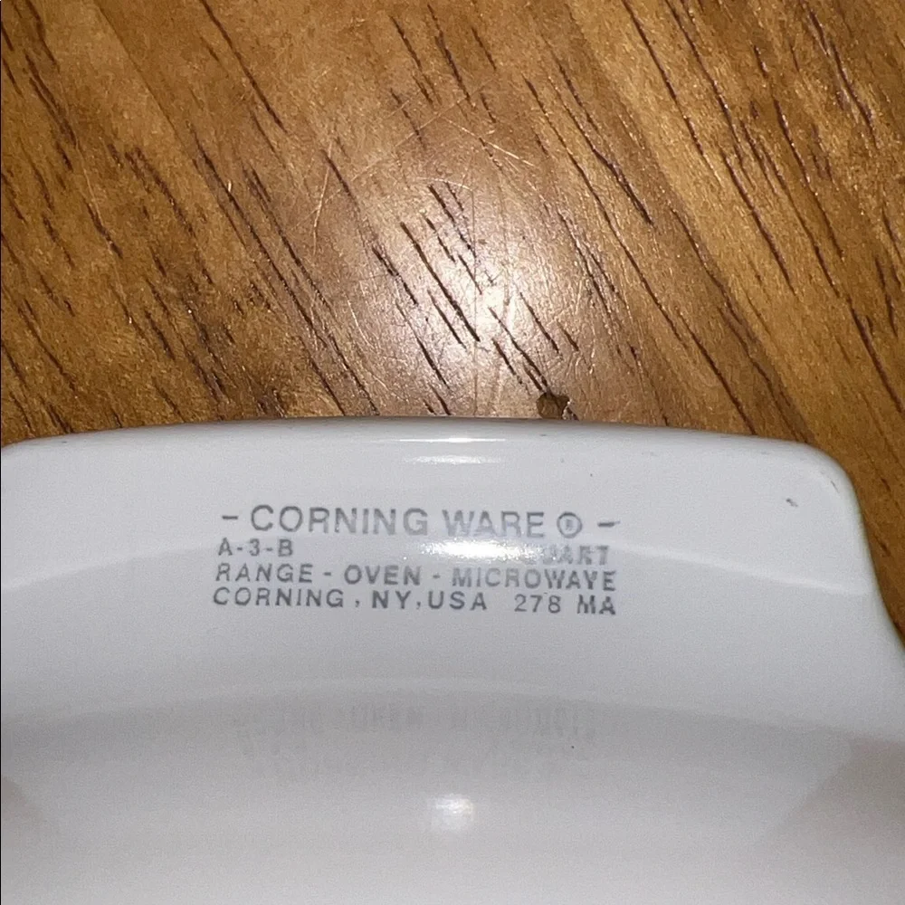 Corning Ware 3 Quart Casserole Dish L'Echalote La Marjolaine  A3B Vintage USA